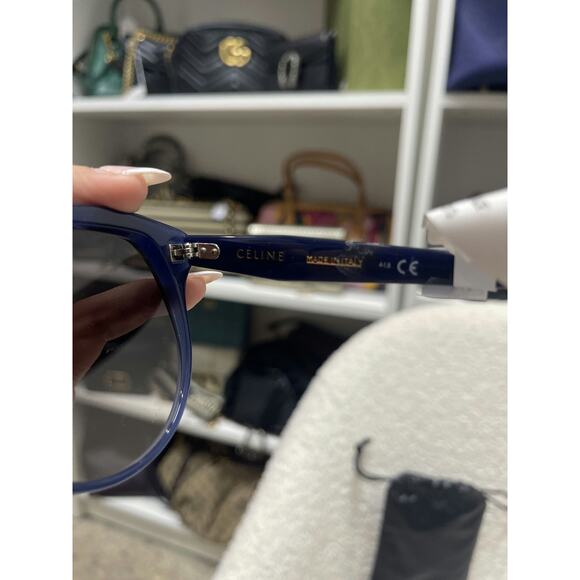 Celine Blue Oversized Sunglasses - Brand New with Dustbag - Picture 4 of 4